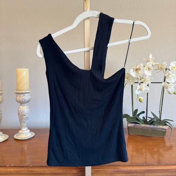 Generation Love Asymmetrical Knit Tank Black NWOT Small - Picture 3 of 3